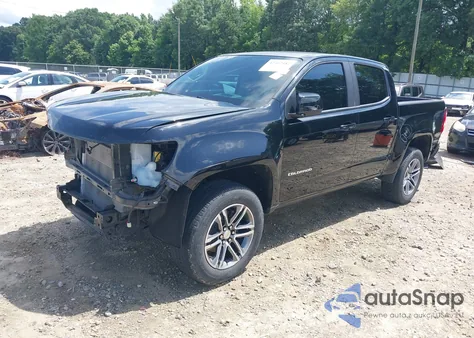 2022 Chevrolet Colorado 2Wd Short Box Wt z USA, uszkodzony, nr VIN 1GCGSBEN0N1145114